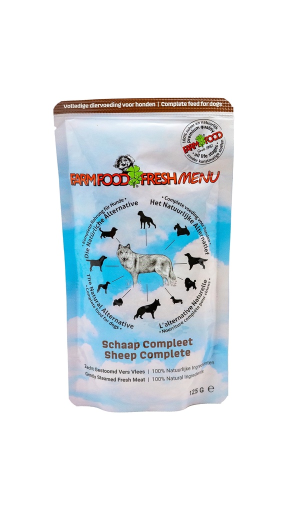 Fresh Menu Schaap compleet (16 x 125 gr) NL+UK